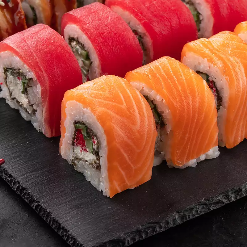 Plateau duo saumon X thon rouge